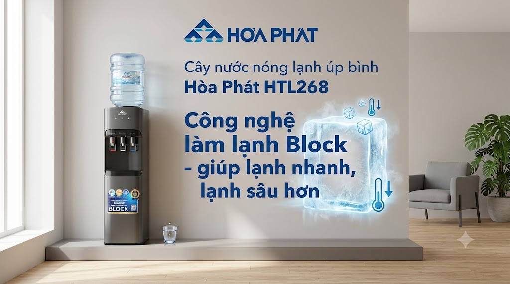 Cây nước nóng lạnh Hòa Phát HTL268